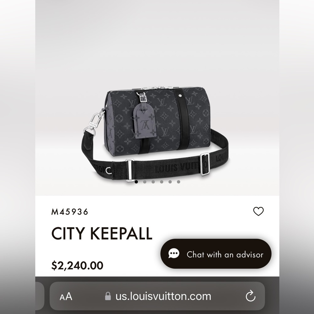 Louis Vuitton City Keepall Monogram Eclipse - Picture 9 of 10